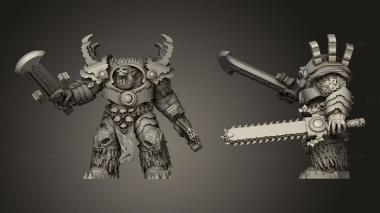 Military figurines Dark Broozer Boss 3d model