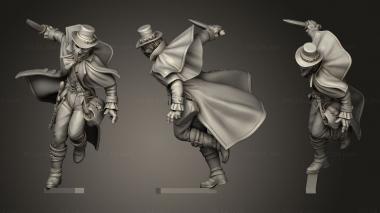 Military figurines Dark Corners Stokerane Piers Jack 3d model