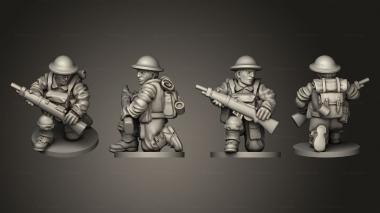 Military figurines ASSISTANT 04 3d model