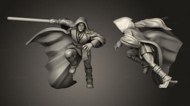 Military figurines Dark Fire Master Charging Knight 3d model