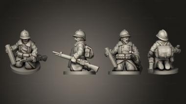 Military figurines ASSISTANT BASE 3d model