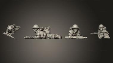 Military figurines ASSISTANT 3d model