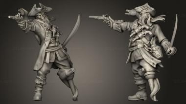 Military figurines William Roberts With Gun Eel 3d model