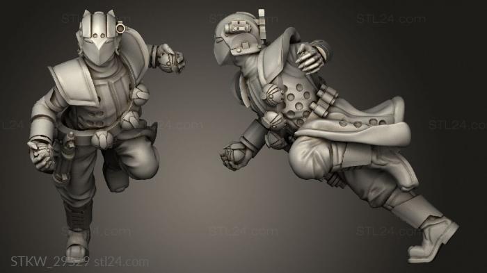 Military figurines (Enforcers Uni grenade, STKW_29529) 3D models for cnc