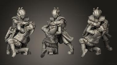 Military figurines Enforcers Uni grenade 3d model