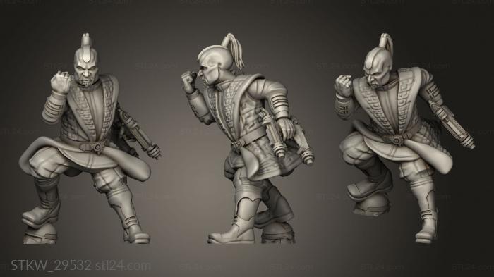 Military figurines (Enforcers Uni leader, STKW_29532) 3D models for cnc