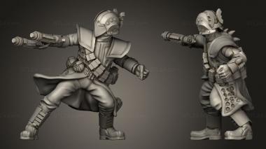 Military figurines Enforcers Uni shooting 3d model