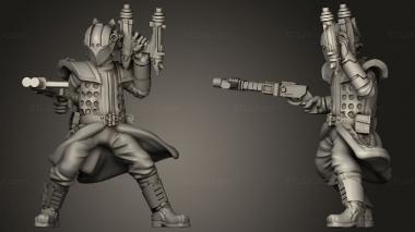 Military figurines Enforcers Uni shotgun 3d model