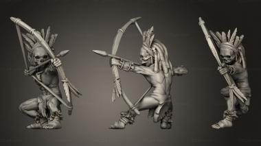 Military figurines Halfling 3d model