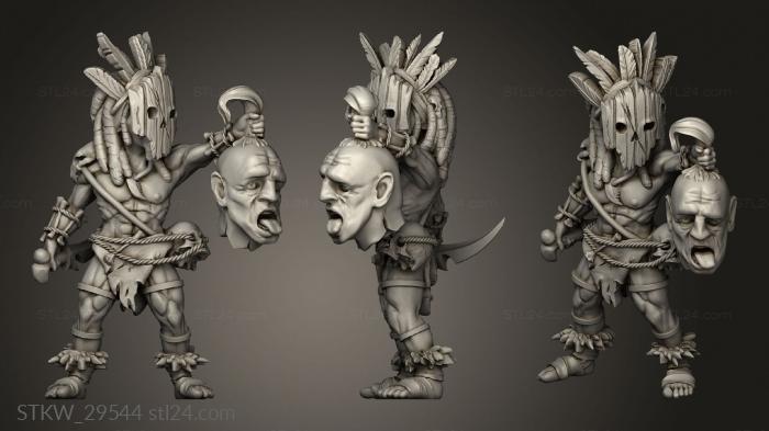 Military figurines (Halfling, STKW_29544) 3D models for cnc
