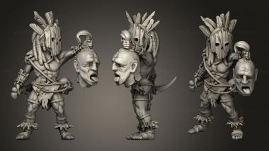 Military figurines Halfling 3d model
