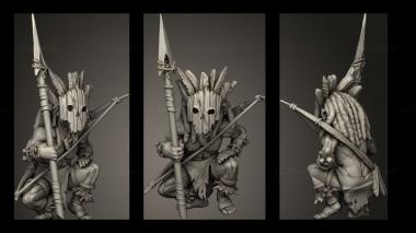 Military figurines Halfling 3d model
