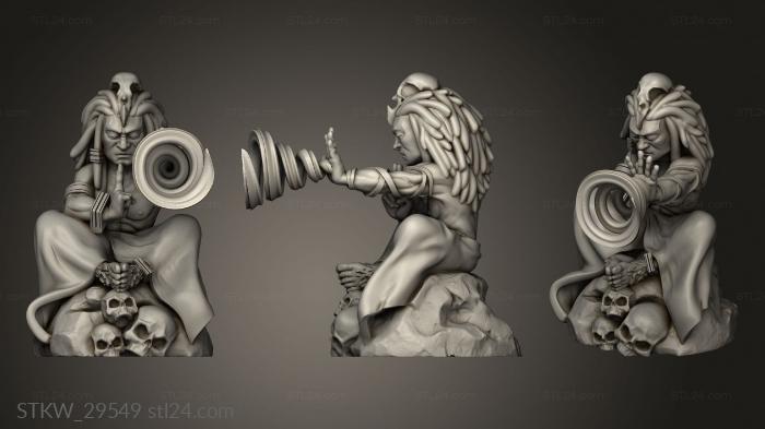 Military figurines (halfling psionicist psionicist, STKW_29549) 3D models for cnc