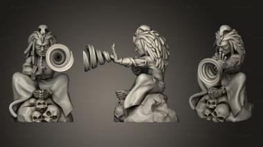 Military figurines halfling psionicist psionicist 3d model