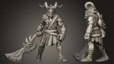 Military figurines zeuron 3d model