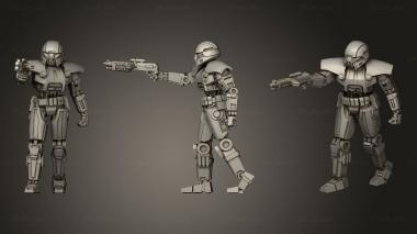 Military figurines Dark Trooper Squad Dark Trooper 3d model