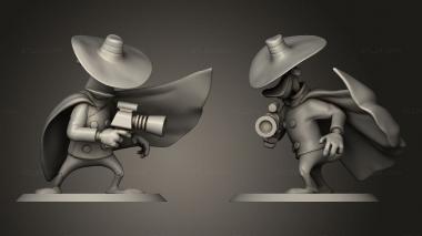 Military figurines DarkWing Duck 3d model