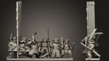 Military figurines Samurai Ronin MIRROR 3d model