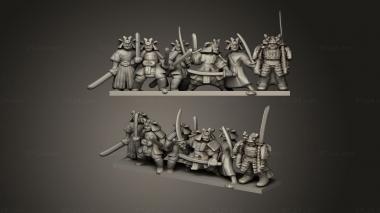 Military figurines Samurai Ronin MIRROR 3d model