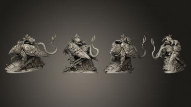 Military figurines Astral Gryphon Rider 1 004 3d model