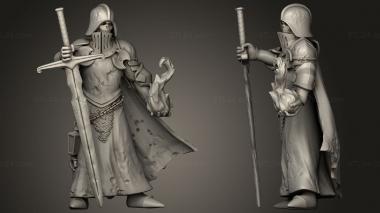 Military figurines darklord 3d model