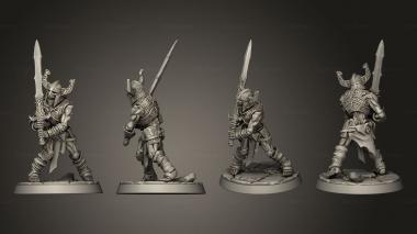 Military figurines Lord Draugr 3d model