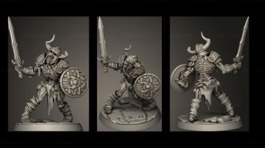 Military figurines Lord Skutagaard Draugr 3d model