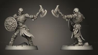 Military figurines Lord Skutagaard Draugr 3d model