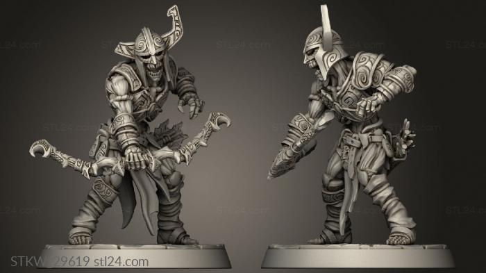 Military figurines (Lord Skutagaard Draugr, STKW_29619) 3D models for cnc