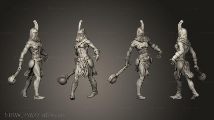 Military figurines (depths Though, STKW_29627) 3D models for cnc