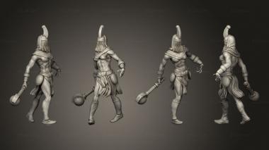Military figurines depths Though 3d model