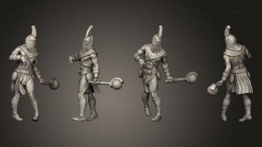 Military figurines depths Thought 3d model