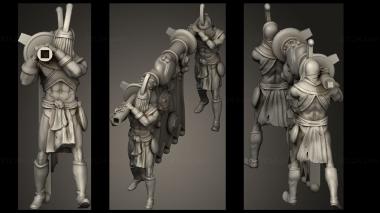 Military figurines depths Wada Servant 3d model