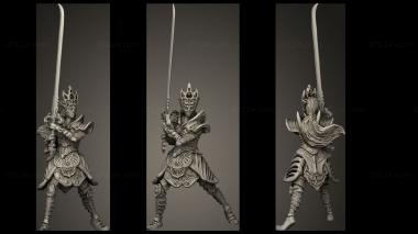 Military figurines depths Zaari Champion 3d model