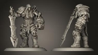Military figurines Darksiders War statue 3d model