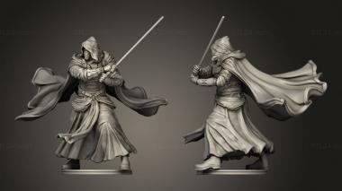 Military figurines Darth Revan Mystery Warrior One Platform 3d model