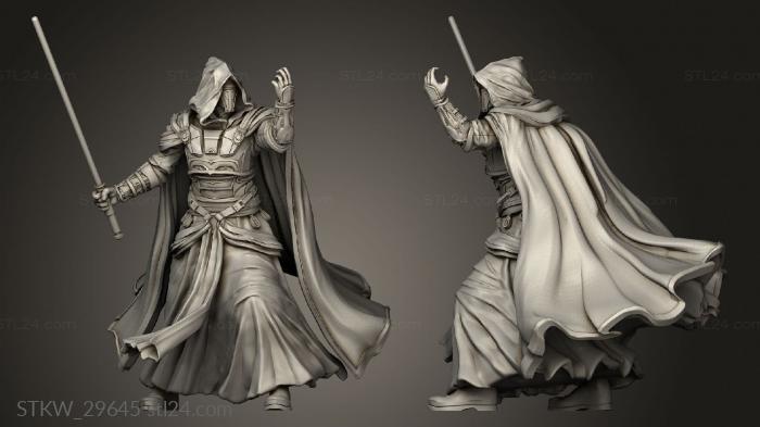 Military figurines (Darth Revan Mystery Warrior Two, STKW_29645) 3D models for cnc