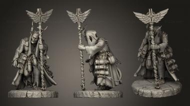 Military figurines dart digital Cleric Martyron 3d model