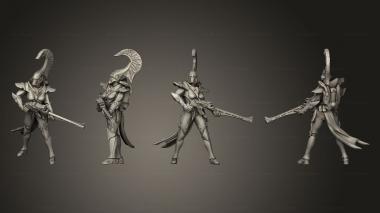 Military figurines Astrurian Venger 3 3d model