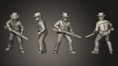 Military figurines ATHLETE 006 3d model