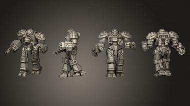 Military figurines atlas ii ma art pose 3d model