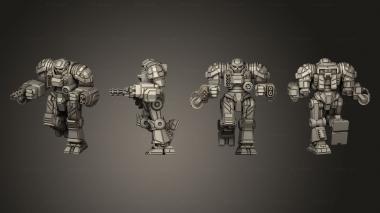 Military figurines atlas ii ma Runining 3d model