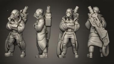Military figurines Augmented Gangster 3d model