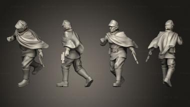 Military figurines Authority Field Commander 3d model