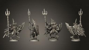 Military figurines Death Holmuran Standard 3d model