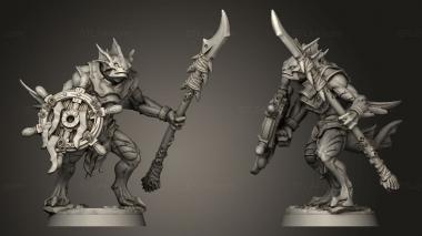 Military figurines Death Jurakin 3d model