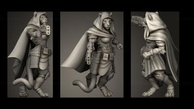 Military figurines Character Captain Taja Criton Sun 3d model