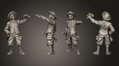 Military figurines Character King Johnny 3d model