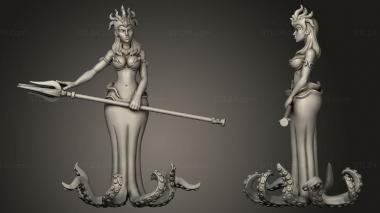 Military figurines Deep Sea Creatures Witch 3d model
