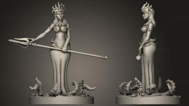 Military figurines Deep Sea Creatures Witch 3d model